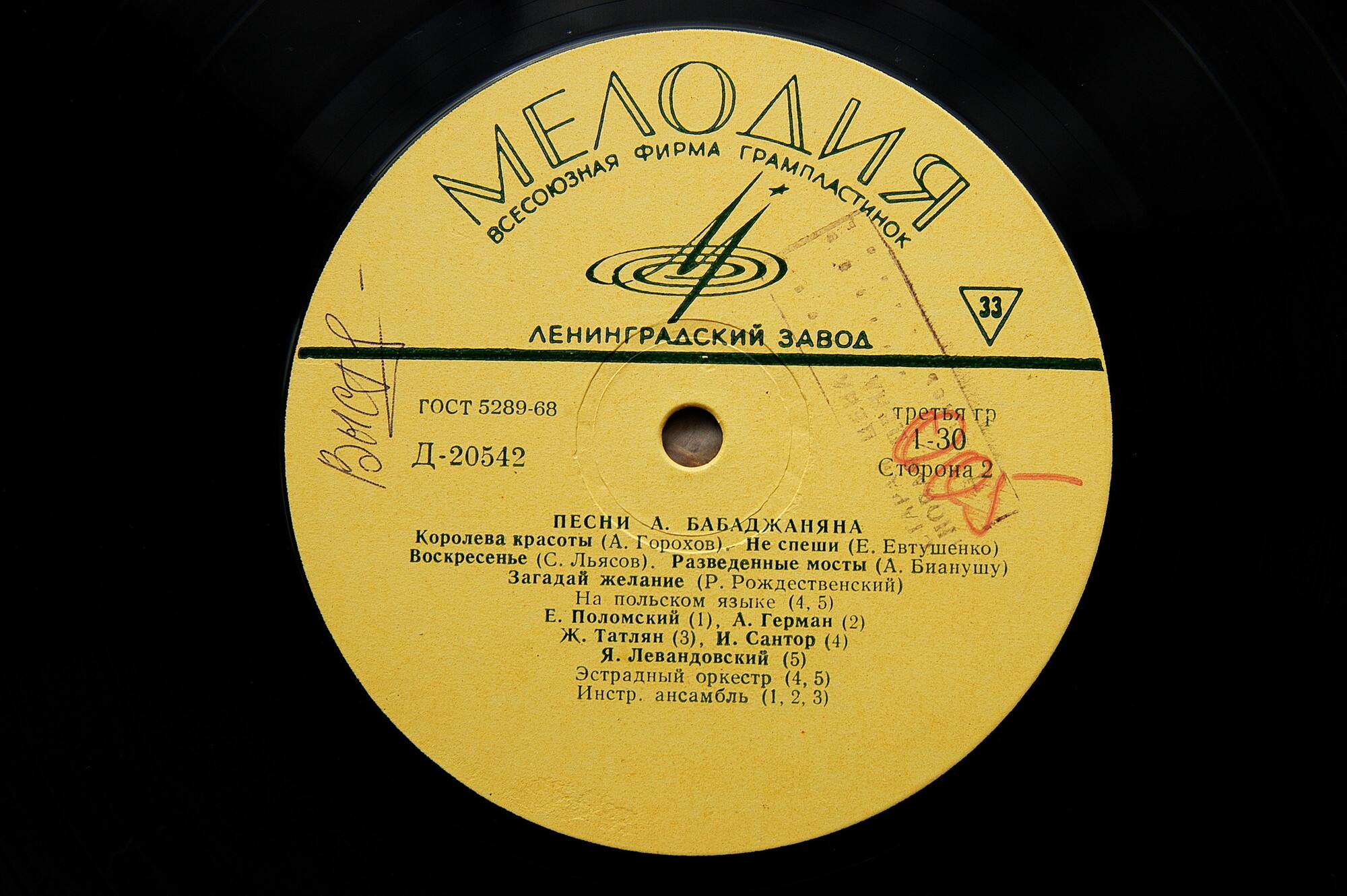 Песни Арно Бабаджаняна