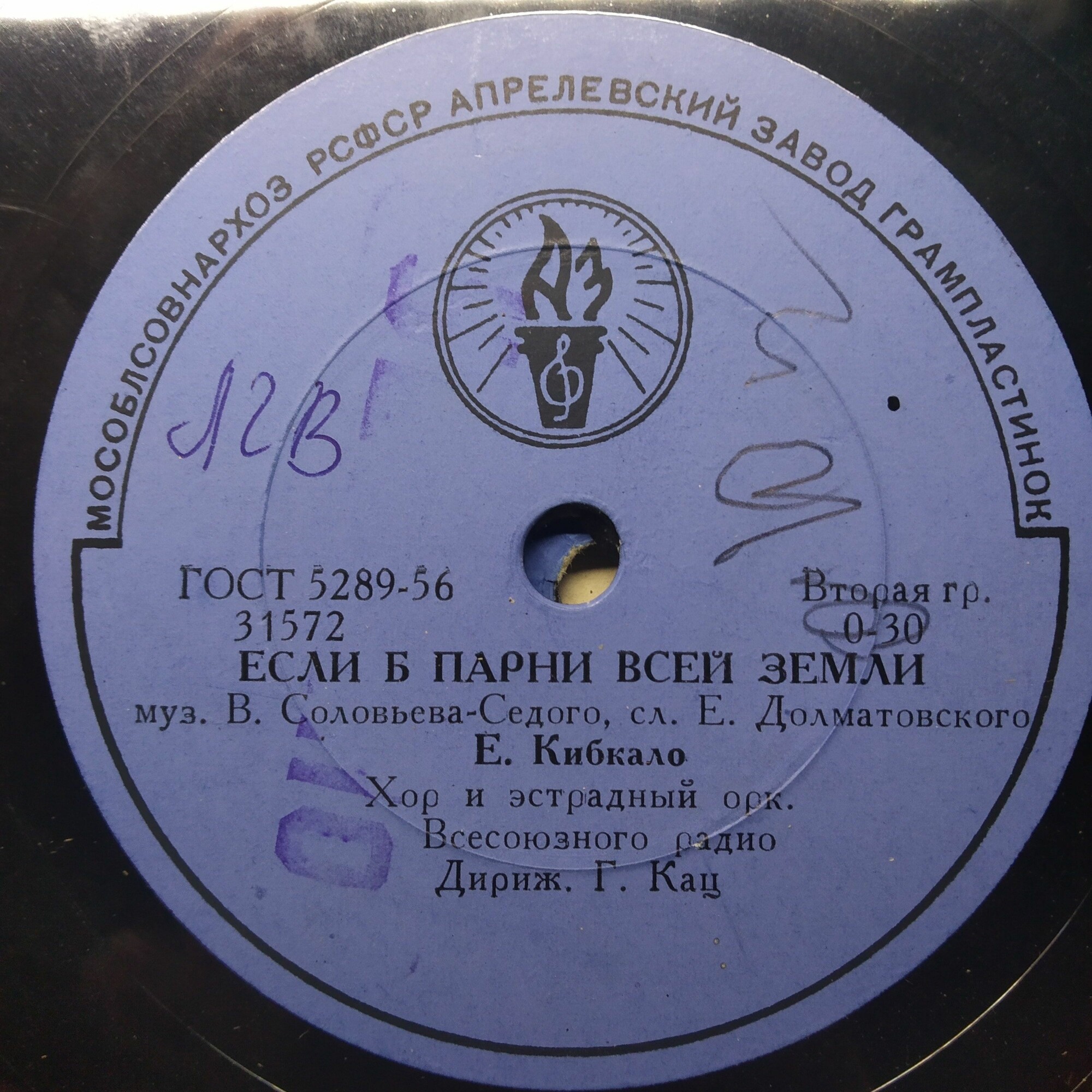 Е. Кибкало - Если б парни всей Земли / Надо мечтать