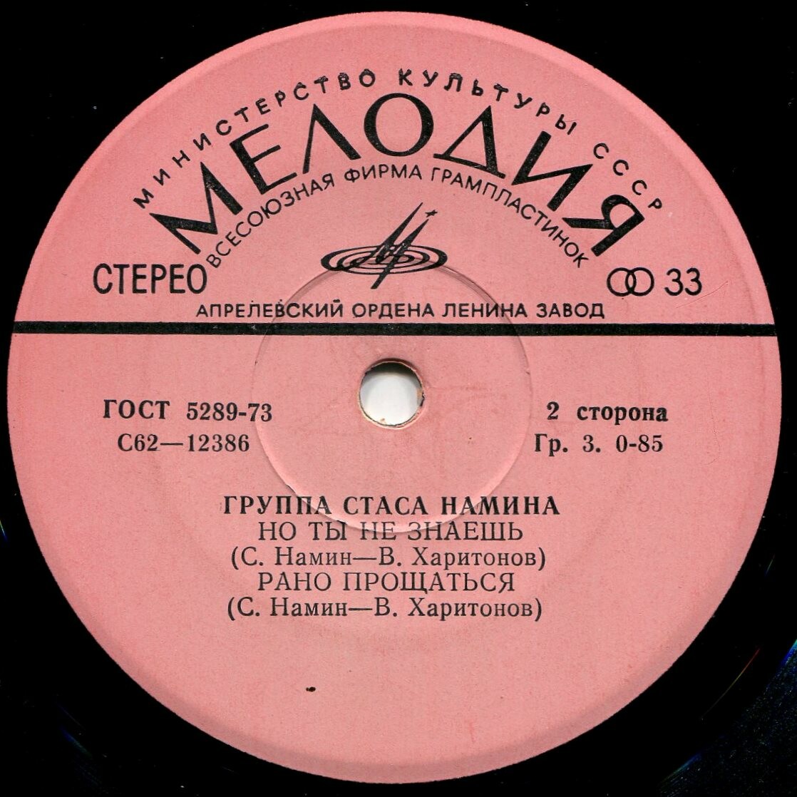 Группа Стаса Намина