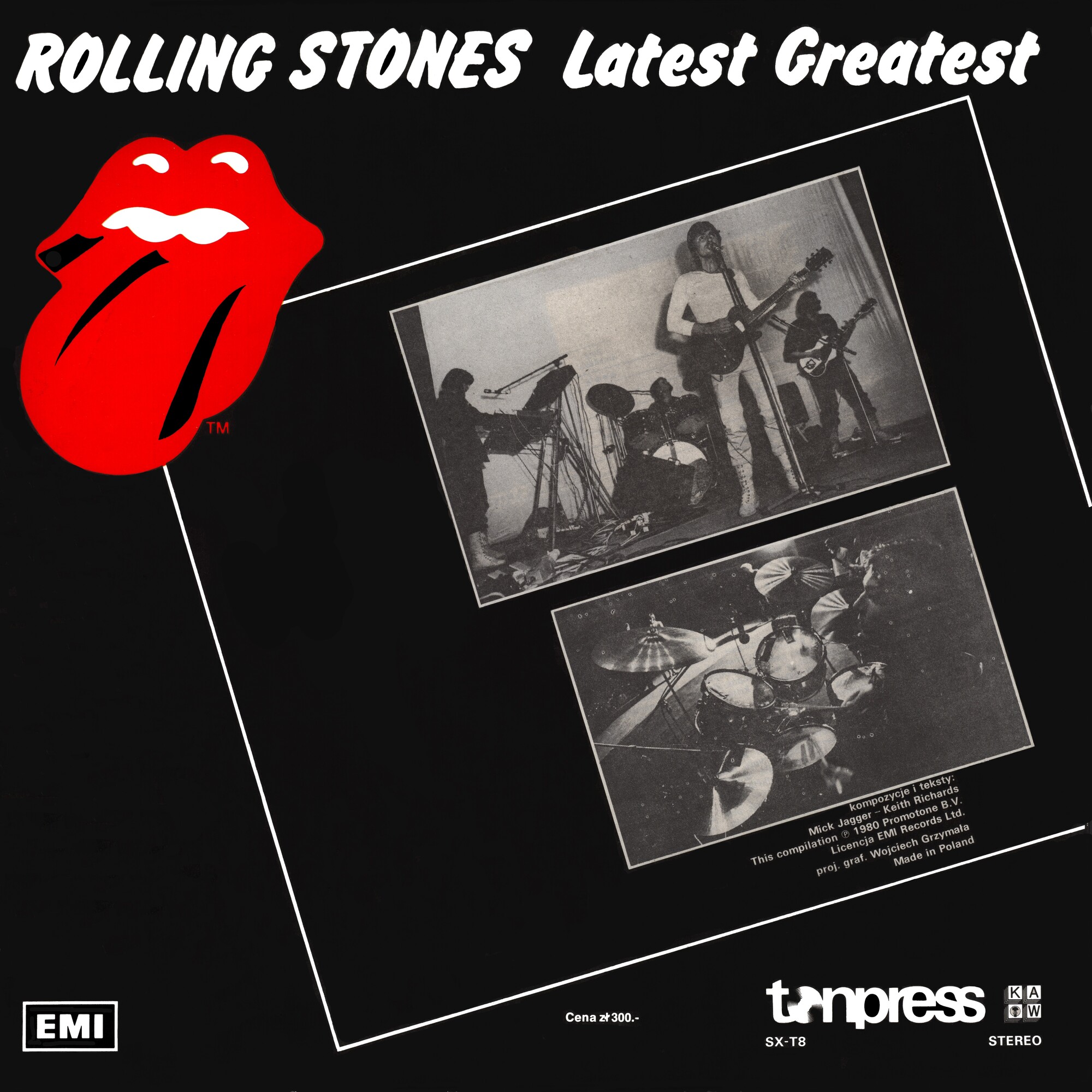 Rolling Stones ‎– Latest Greatest [по заказу польской фирмы TONPRESS, SX-T8]