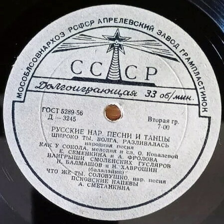 Русские народные песни и танцы