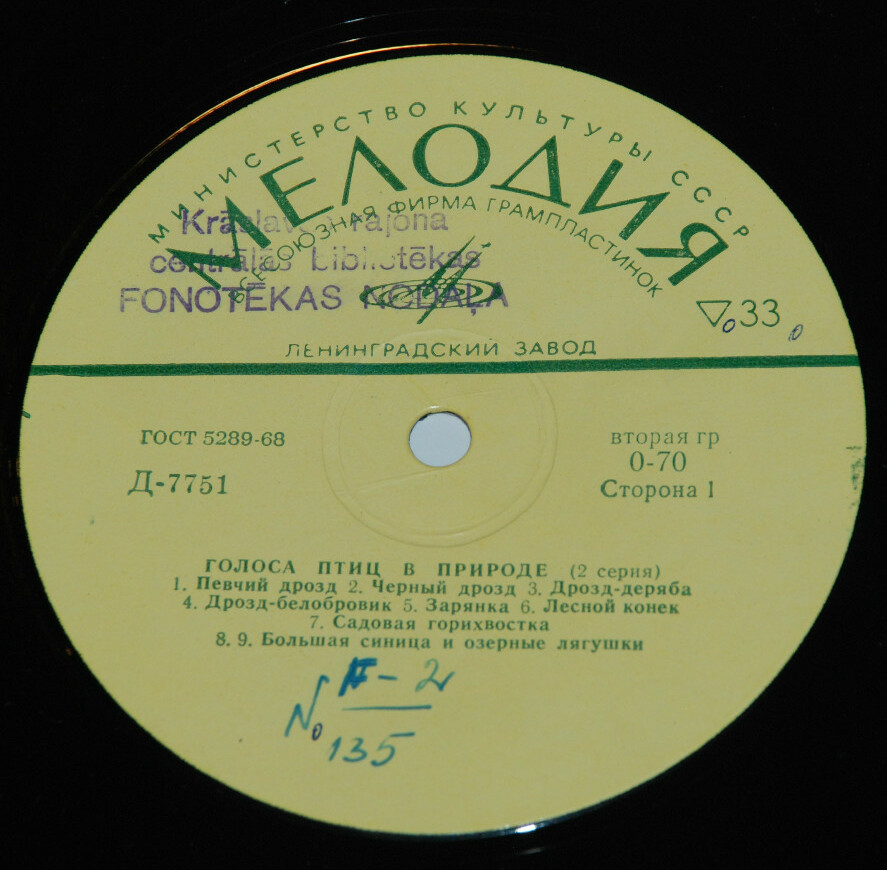 ГОЛОСА ПТИЦ В ПРИРОДЕ (2 серия)