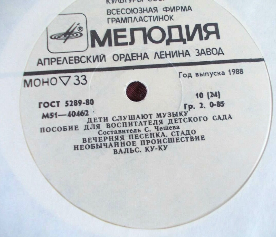 ДЕТИ СЛУШАЮТ МУЗЫКУ (Первая часть)