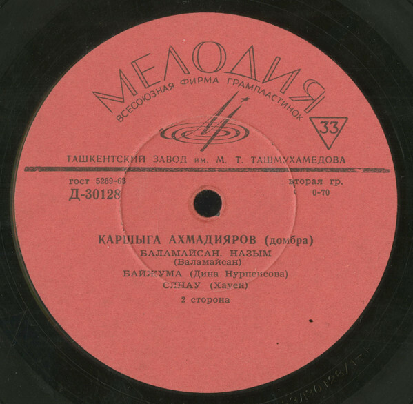 Каршыга АХМАДИЯРОВ (домбра)