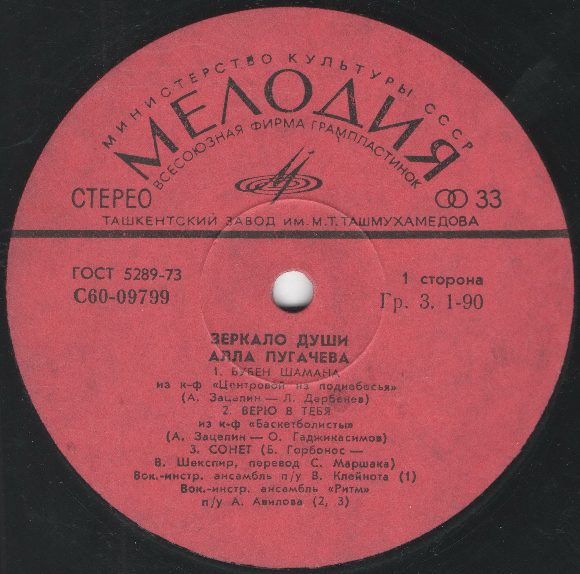 Алла Пугачёва. Зеркало души (1)