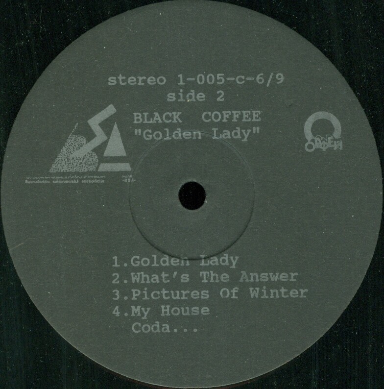 Группа "ЧЁРНЫЙ КОФЕ". Golden Lady
