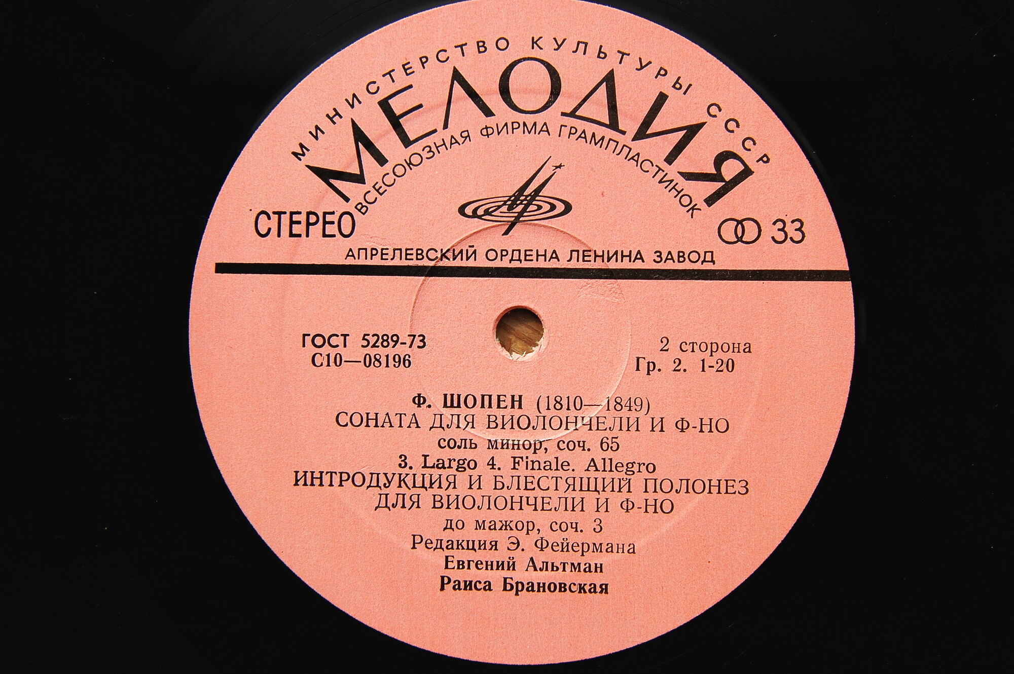 Ф. ШОПЕН (1810- 1849)