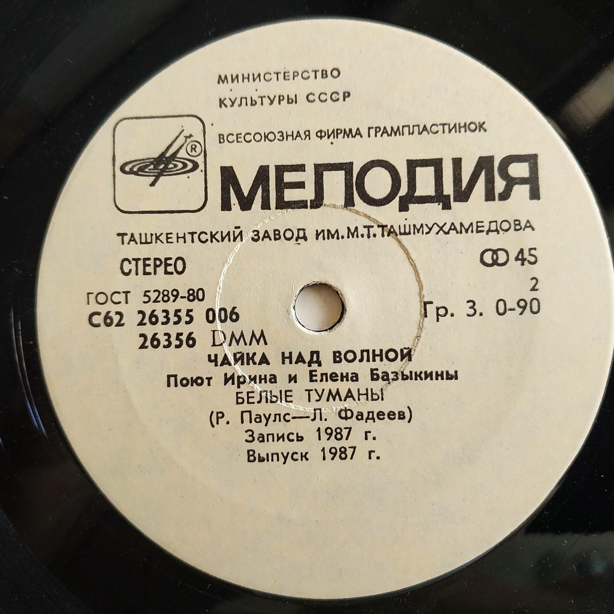Поют Ирина и Елена Базыкины. «Чайка над волной»