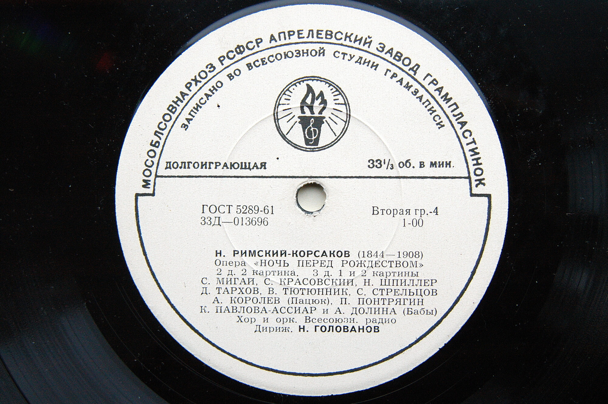 Н. РИМСКИЙ-КОРСАКОВ (1844—1908)  «Ночь перед Рождеством», опера в 4 действиях