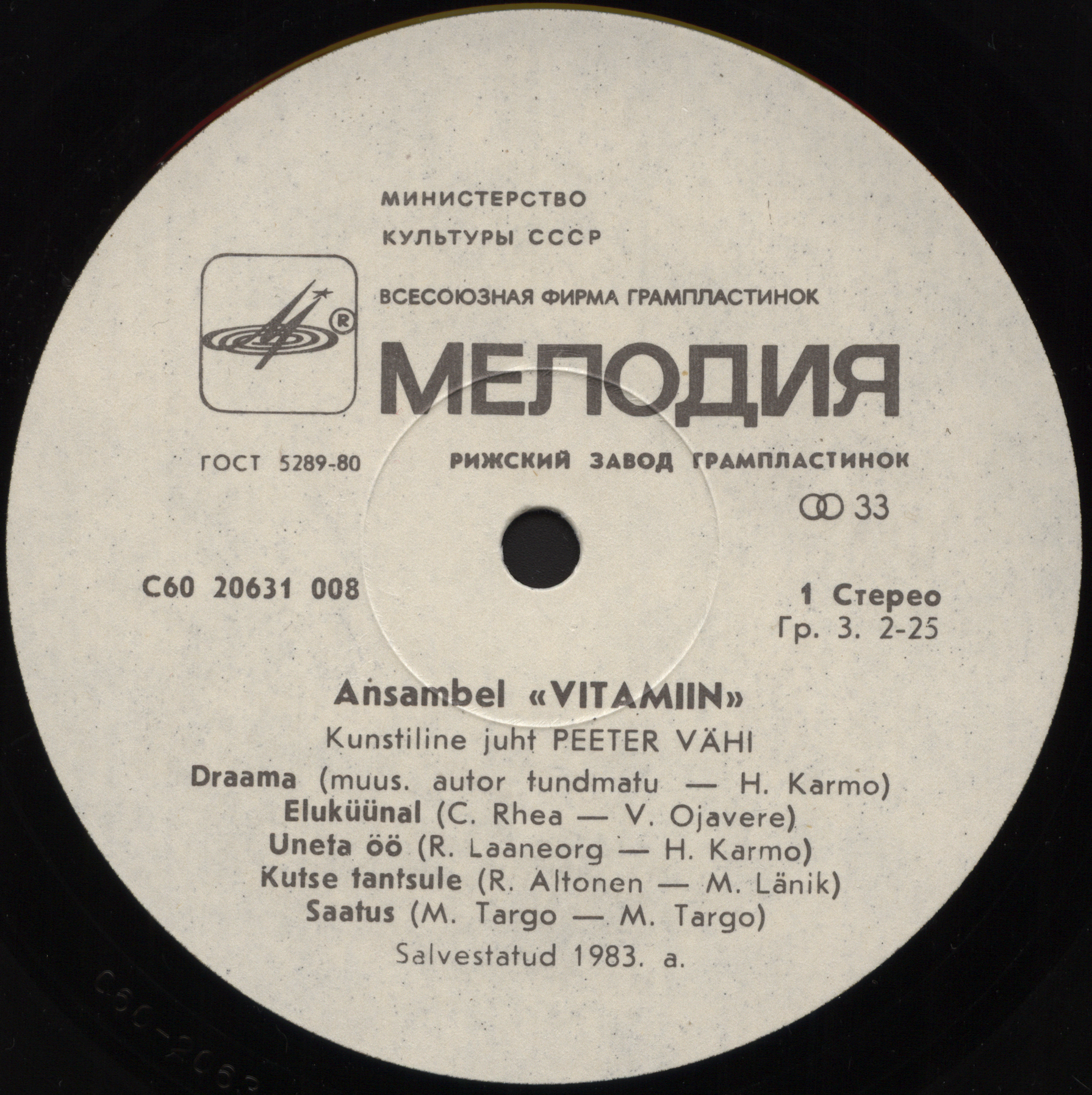 ВИА "Витамин" - Витамин