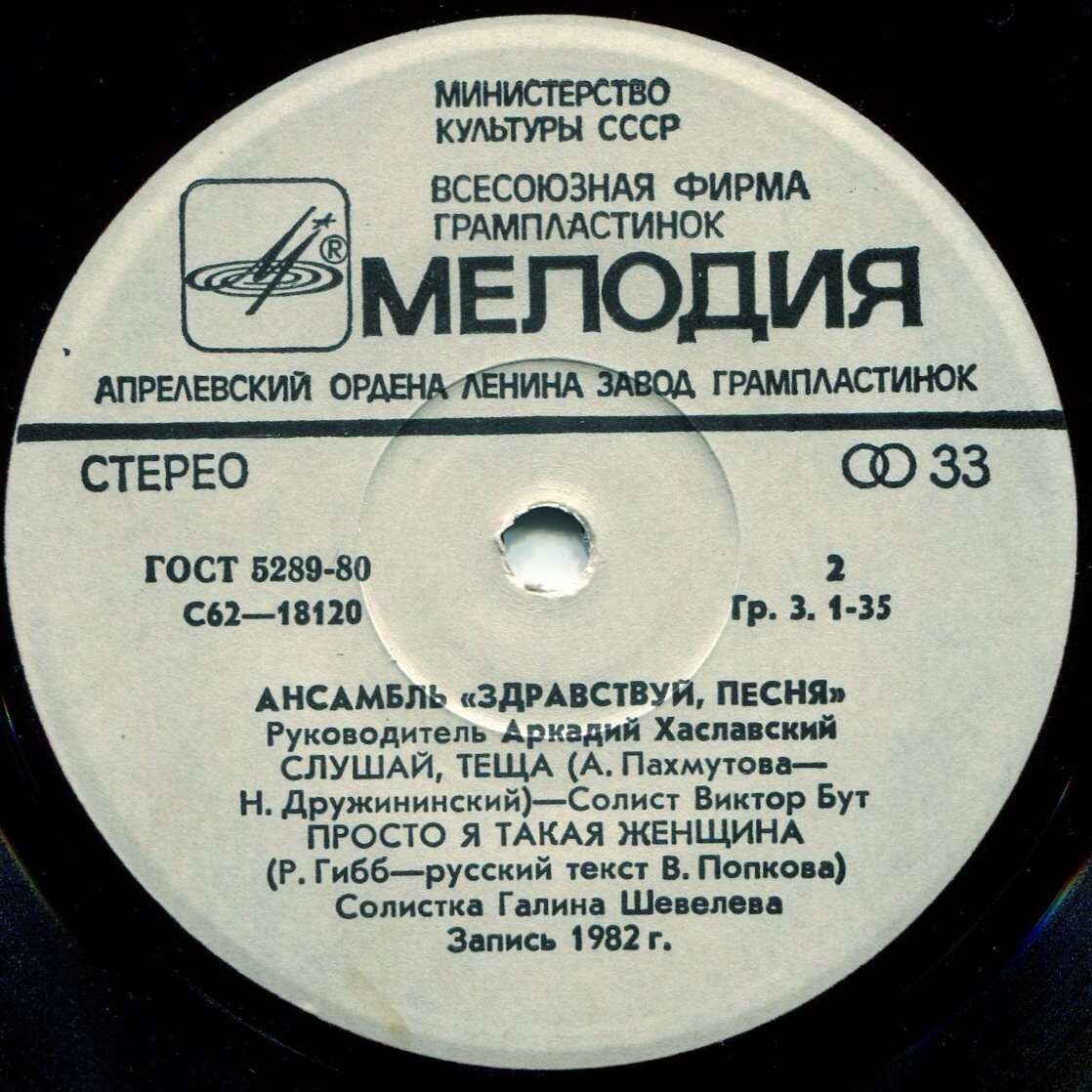 Ансамбль «Здравствуй, песня» — Слушай, теща