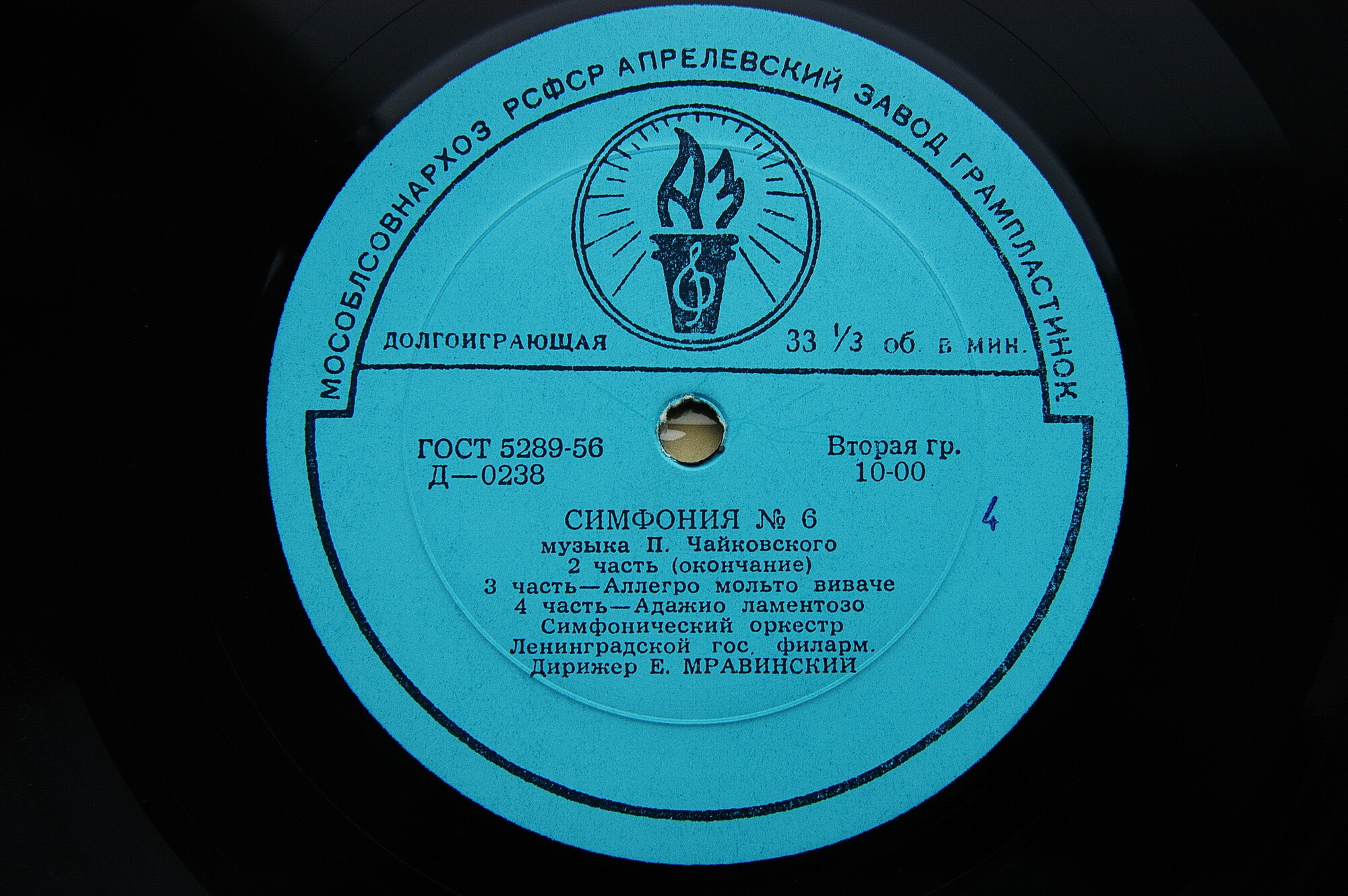 П. ЧАЙКОВСКИЙ (1840–1893): Симфония №6 «Патетическая» си минор, соч. 74 (Е. Мравинский)