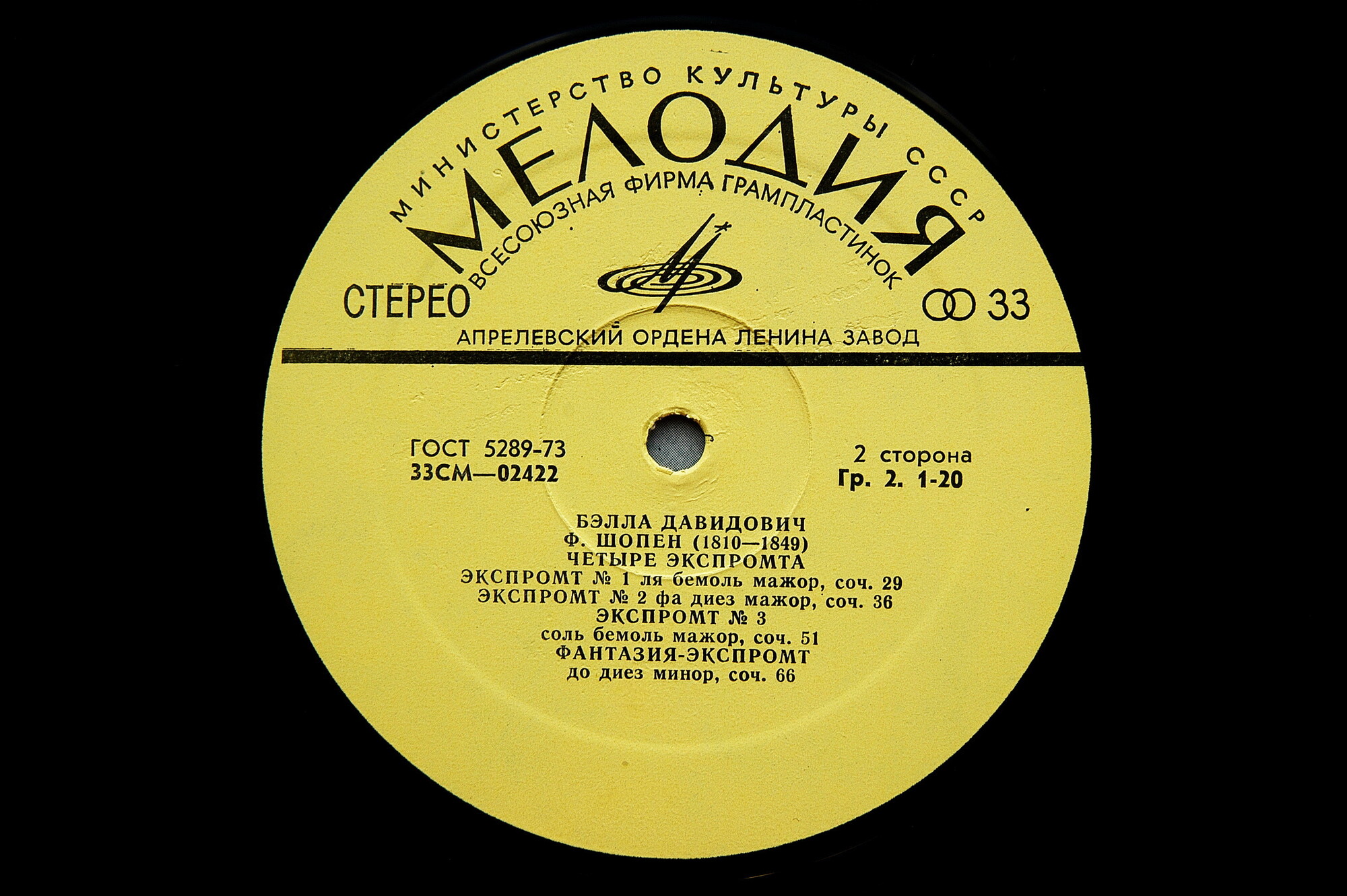 Бэлла Давидович (ф-но)