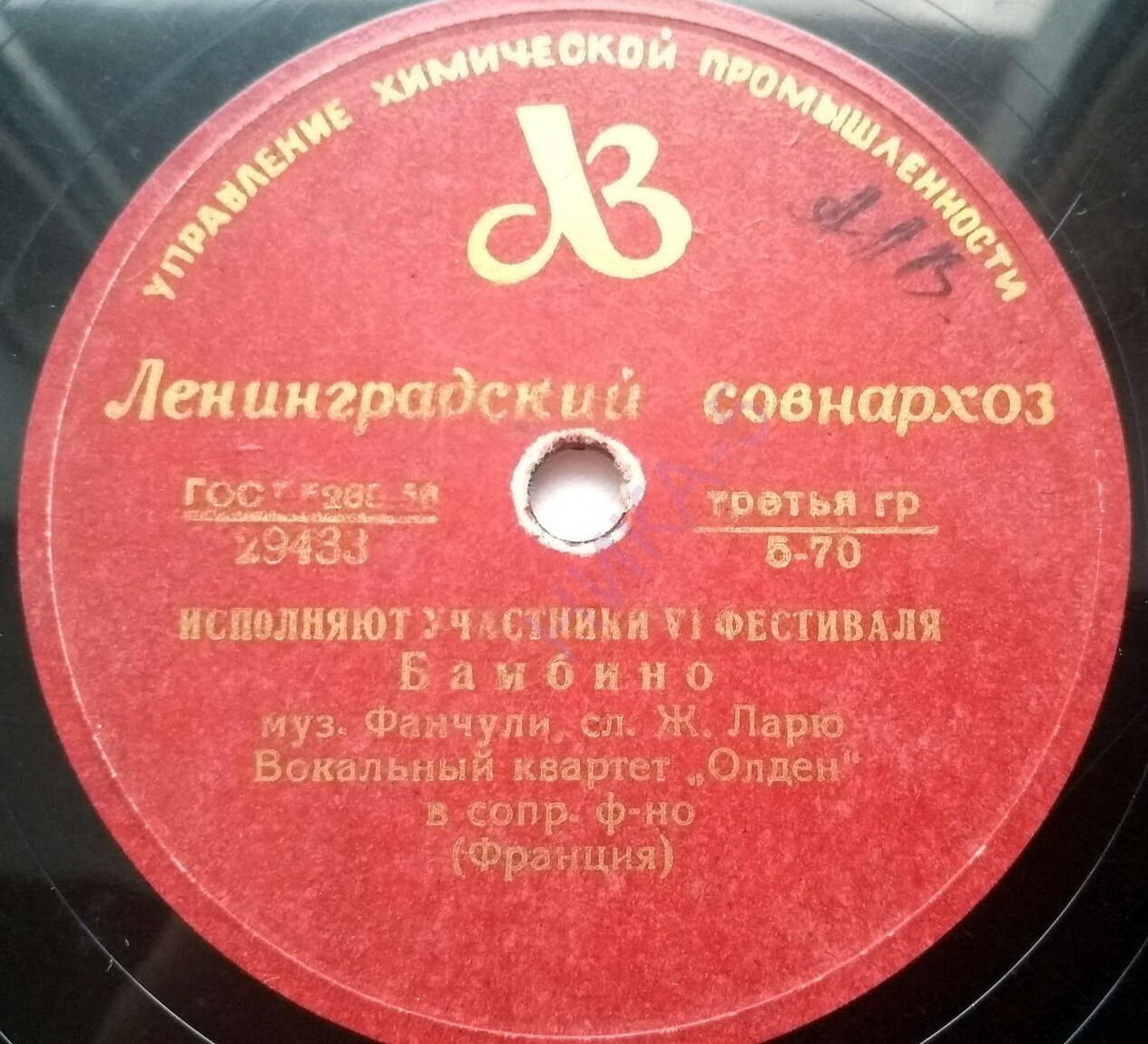 Исполняют участники VI фестиваля (Франция)