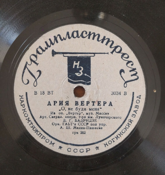 Д. Бадридзе (тенор) — Ария Вертера / Ария Дубровского