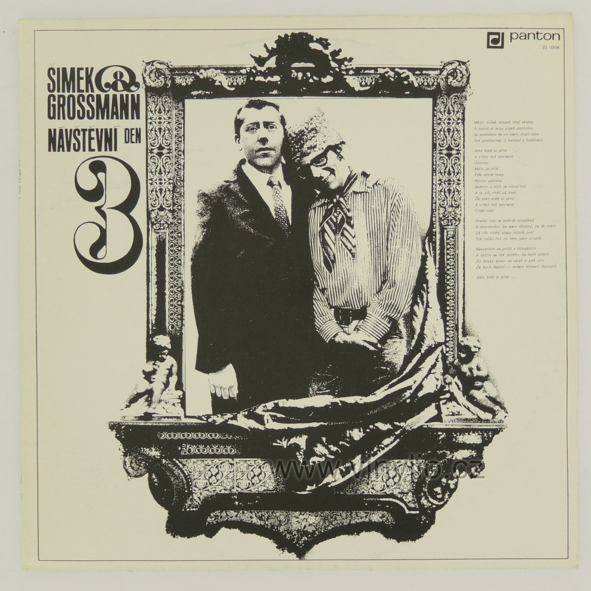 Miroslav Šimek a Jiri Grossmann. Návštěvní Den 3 [по заказу чешской фирмы PANTON 01 0306]