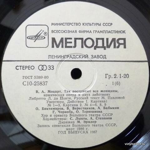 В. А. МОЦАРТ - Так поступают все женщины, комическая опера