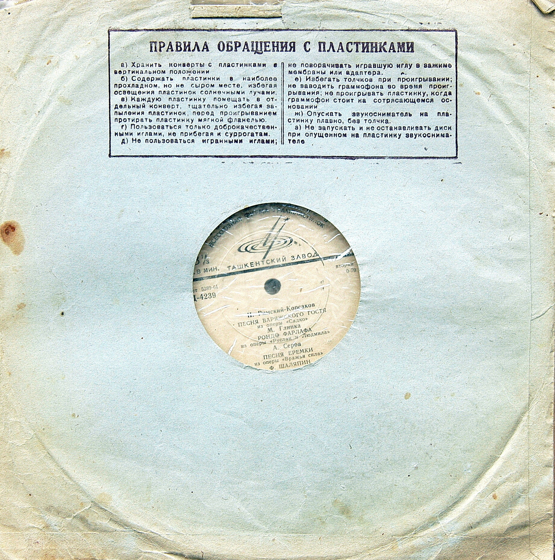 Ф. И. Шаляпин (бас)