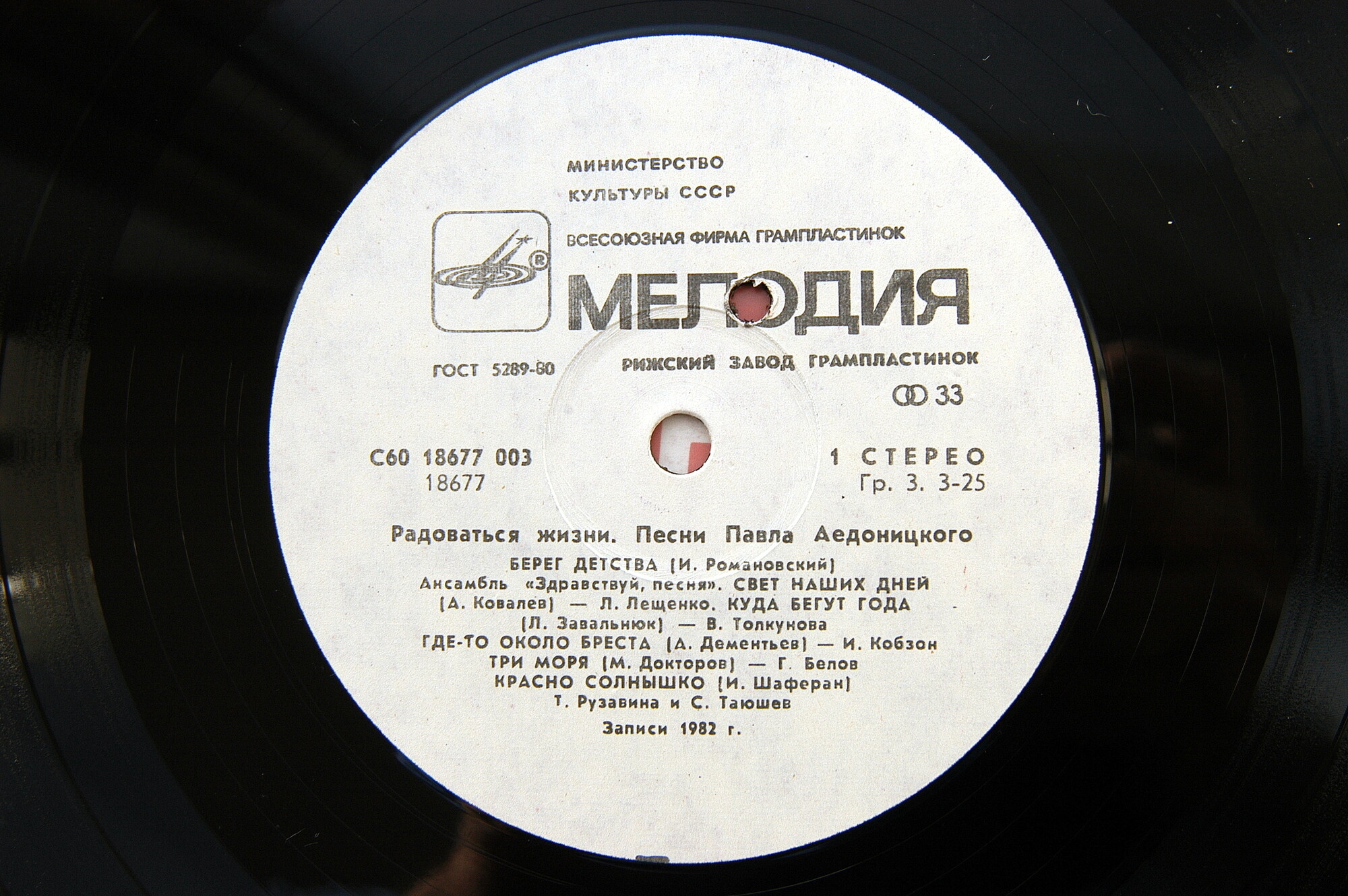 Павел Аедоницкий. "Радоваться жизни", песни