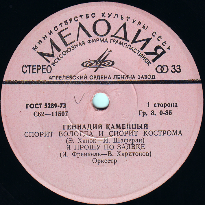 Поет Геннадий Каменный