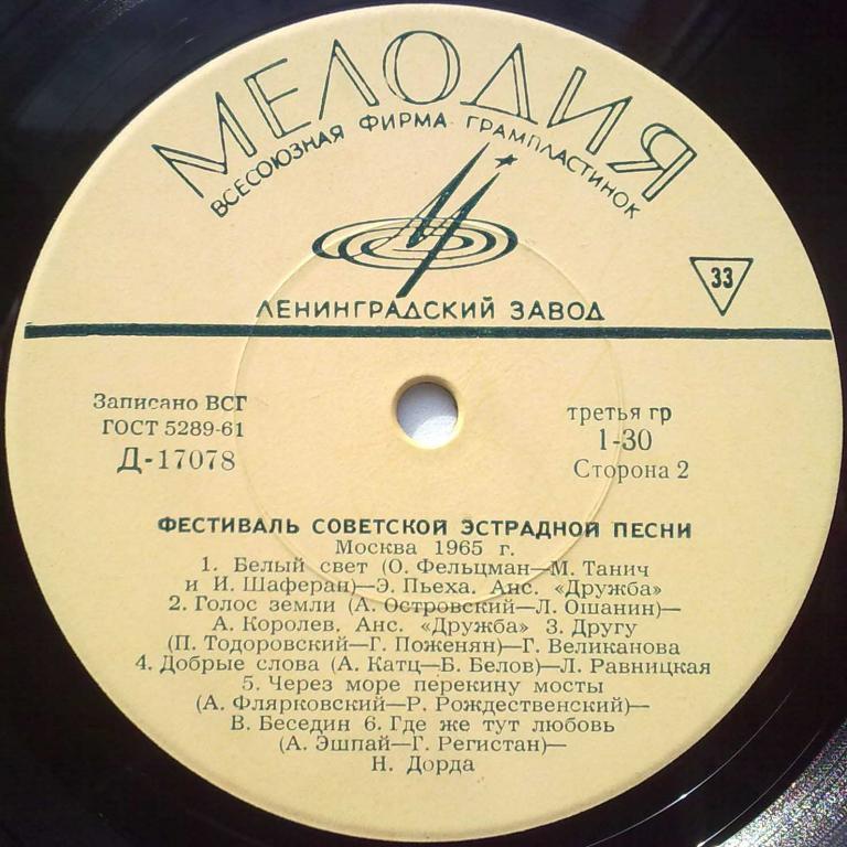 Фестиваль советской эстрадной песни (Москва, 1965 г.)