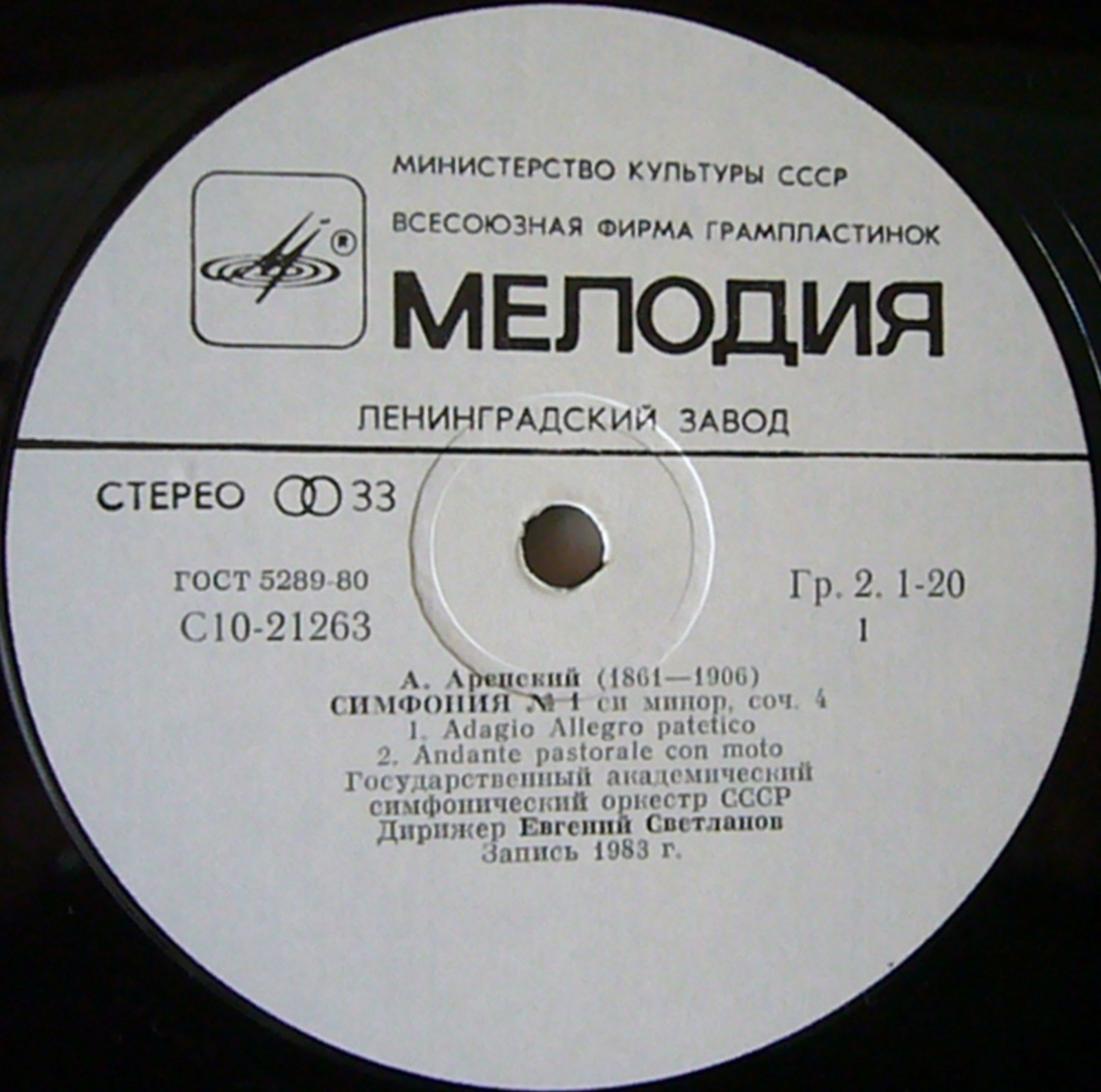 А. АРЕНСКИЙ (1861 - 1906)