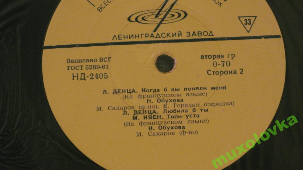Надежда ОБУХОВА (меццо-сопрано)