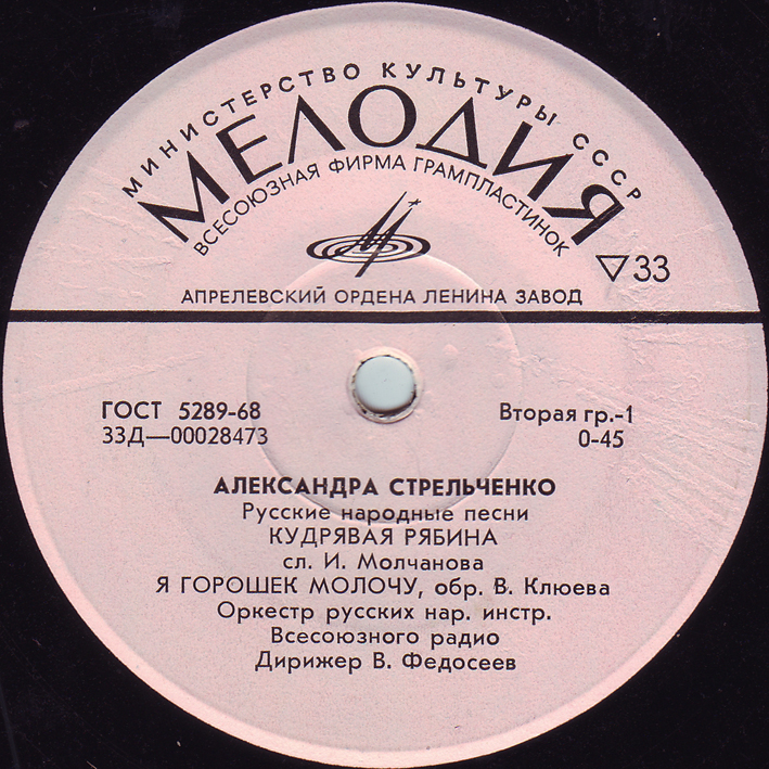 Александра СТРЕЛЬЧЕНКО. Русские народные песни
