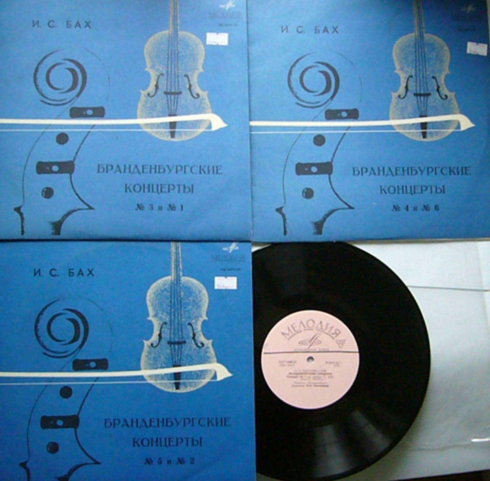 И. С. БАХ: Бранденбургские концерты № 1-6 (Отто Клемперер)