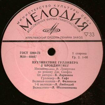 Д. Свифт - Путешествие Гулливера в Бробдингнег