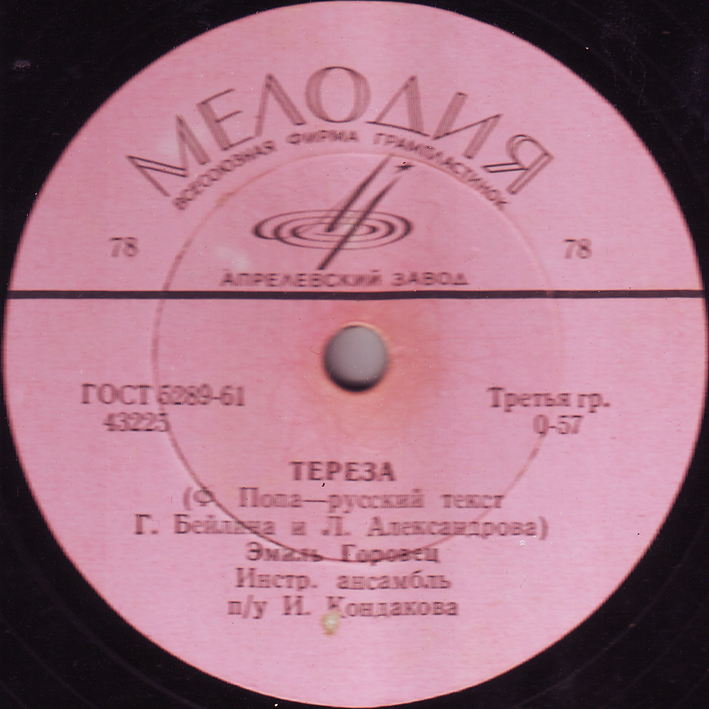 Эмиль Горовец — Тереза / Маленькая девочка