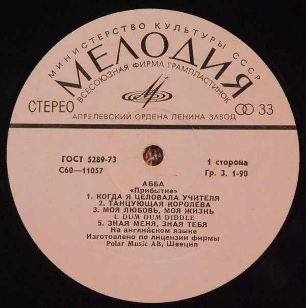 ВИА "АББА" (ABBA "Arrival")