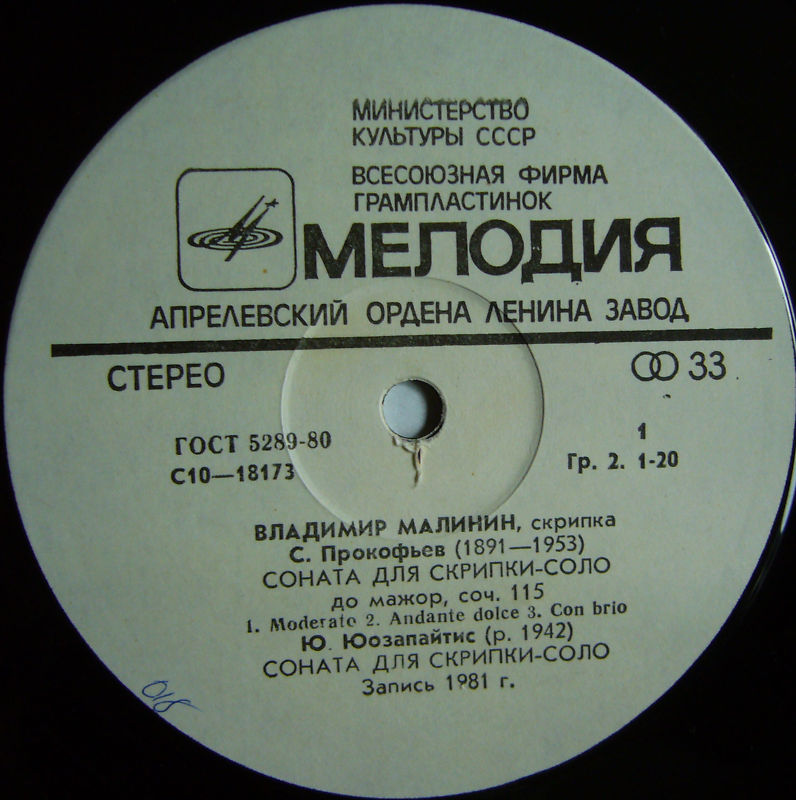 Владимир МАЛИНИН (скрипка)