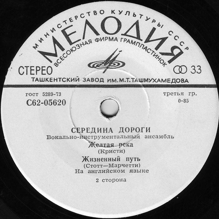 ВИА "СЕРЕДИНА ДОРОГИ" [Middle Of The Road] - на английском языке