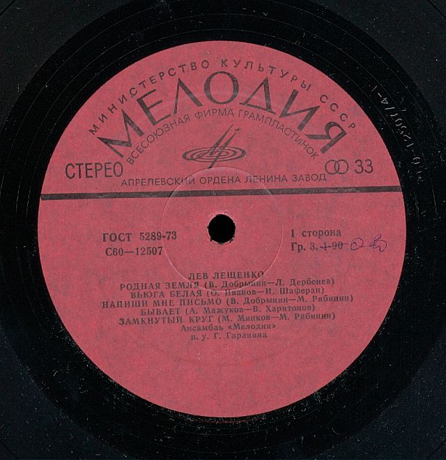 Лев Лещенко. Притяжение Земли