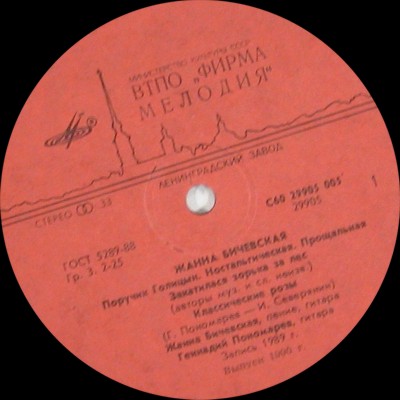 Жанна Бичевская