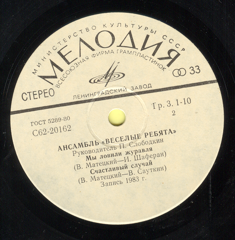 АНСАМБЛЬ «ВЕСЕЛЫЕ РЕБЯТА», рук. Павел Слободкин