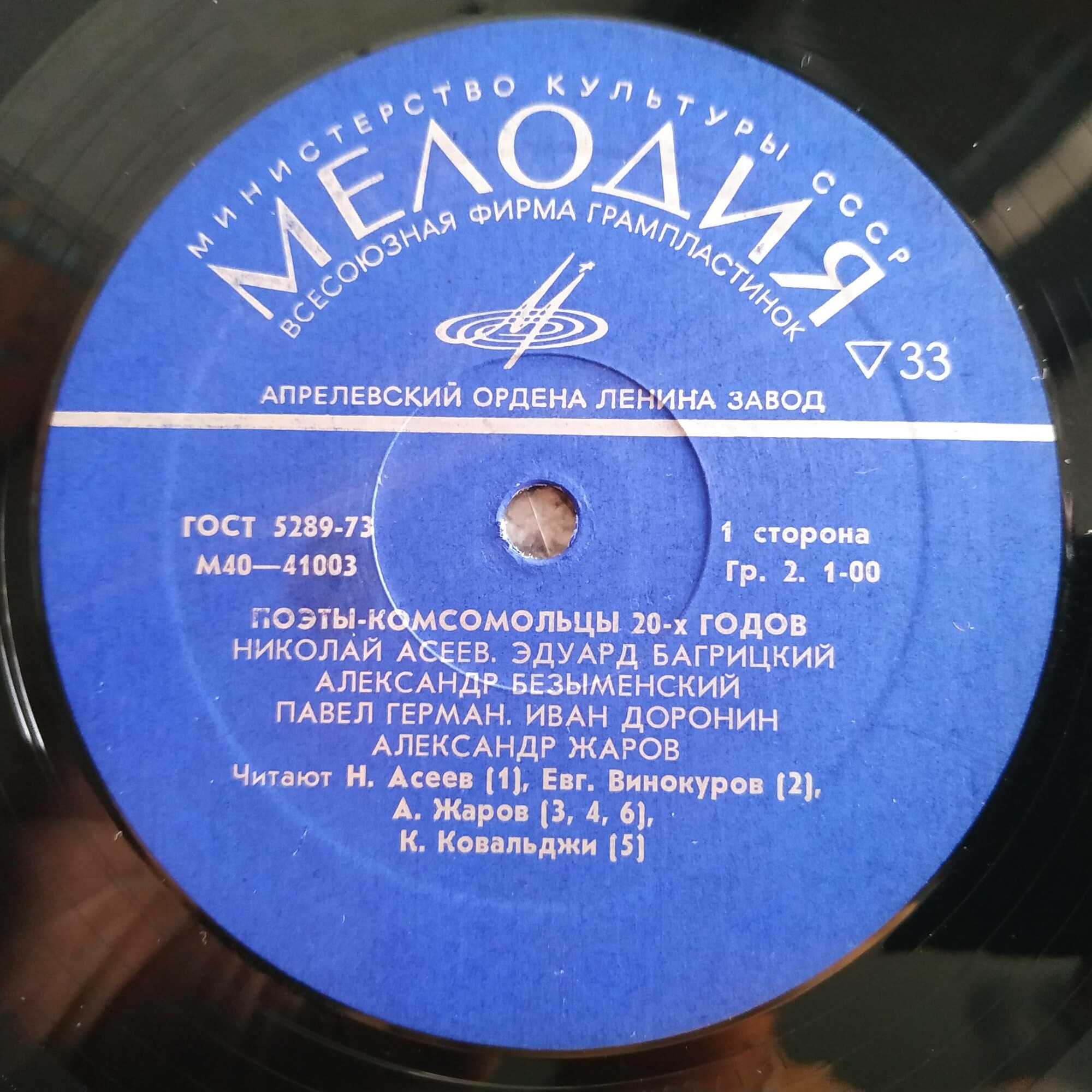 Поэты-комсомольцы 20-х годов