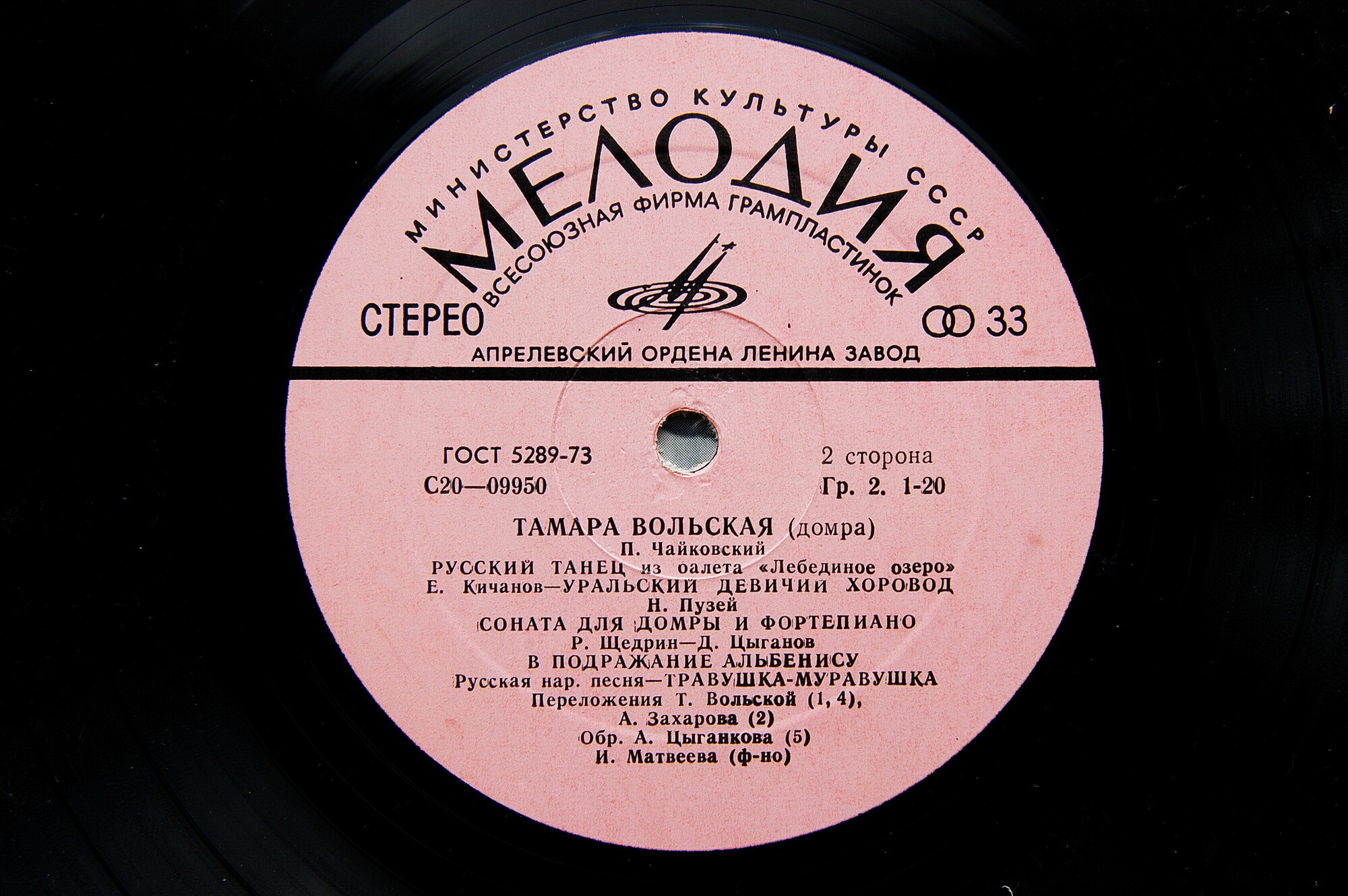 Тамара ВОЛЬСКАЯ (домра)