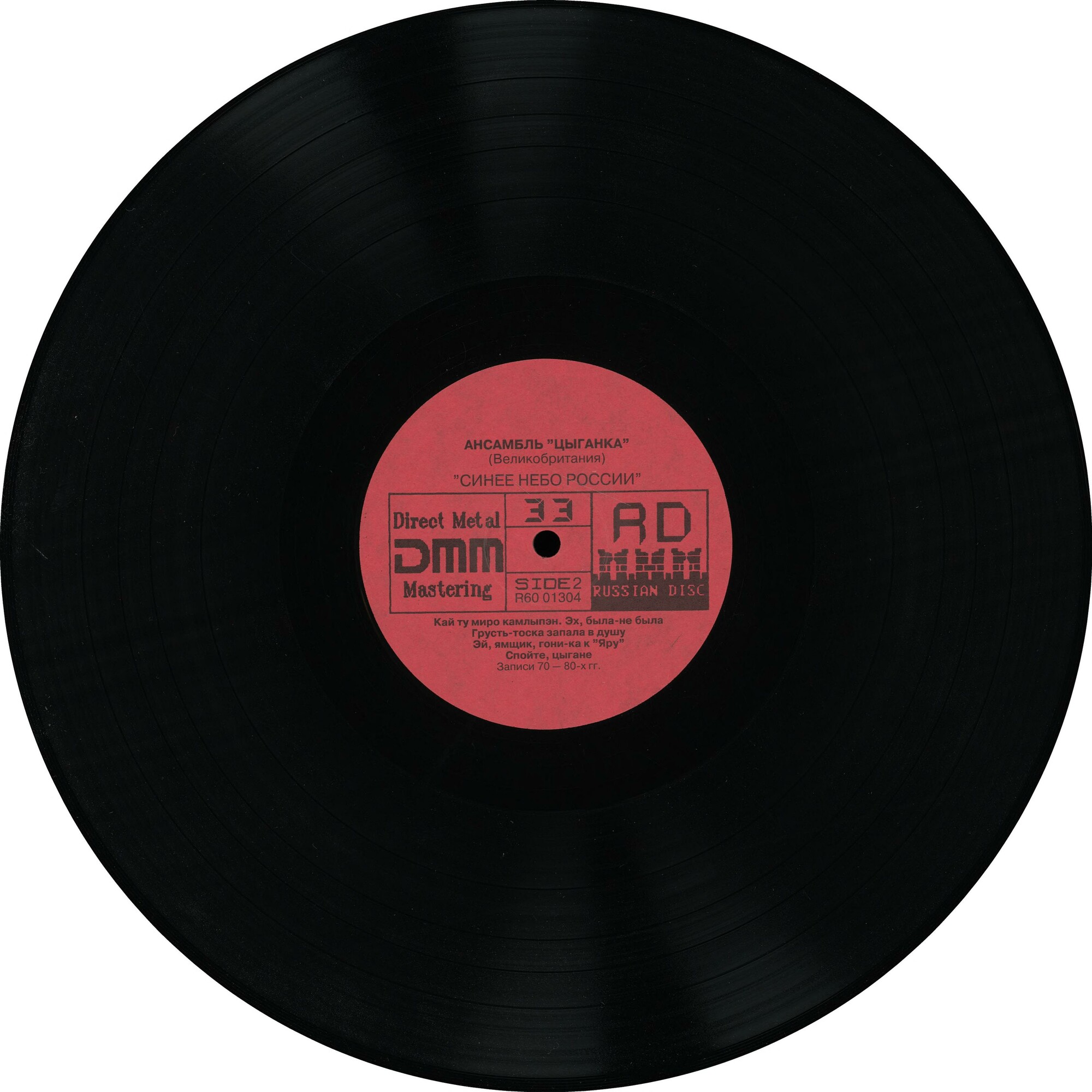 АНСАМБЛЬ «ЦЫГАНКА» (Великобритания) – «Синее небо России»