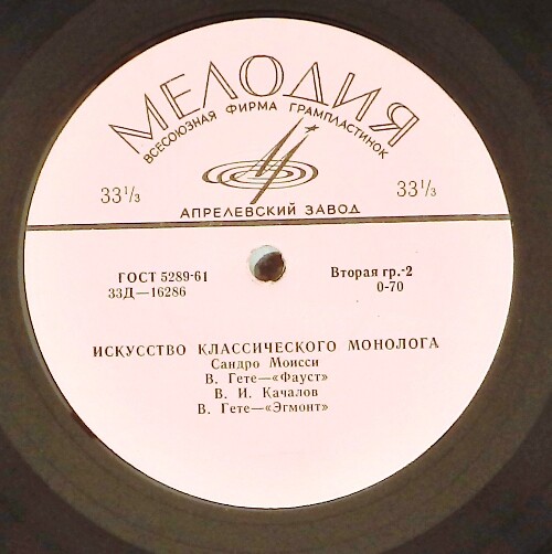 Искусство классического монолога