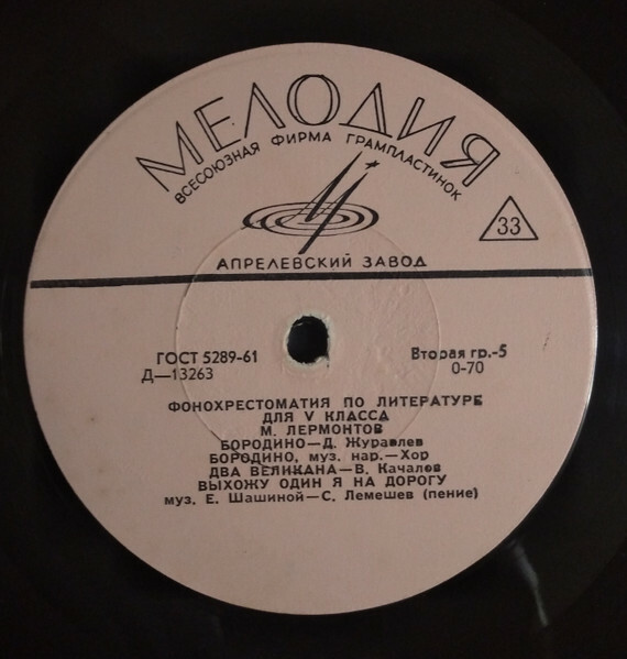 ФОНОХРЕСТОМАТИЯ по литературе для V класса (3/7)