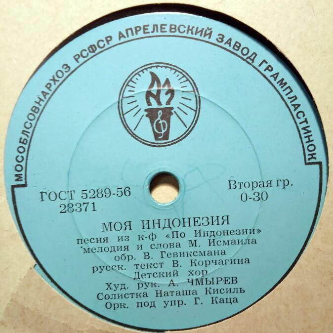 Г. Сахарова – Песня-загадка // Детский хор п/у А. Чмырева – Моя Индонезия