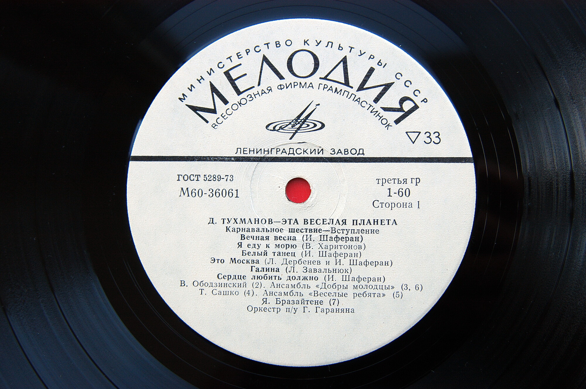 Давид Тухманов. «Эта веселая планета»