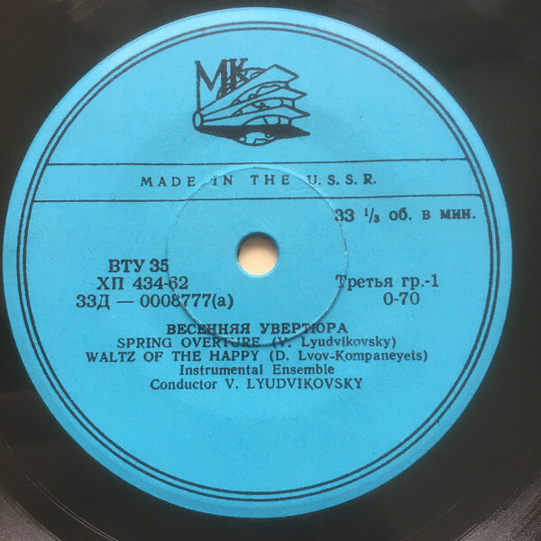 Инструментальный ансамбль п/у В. Людвиковского