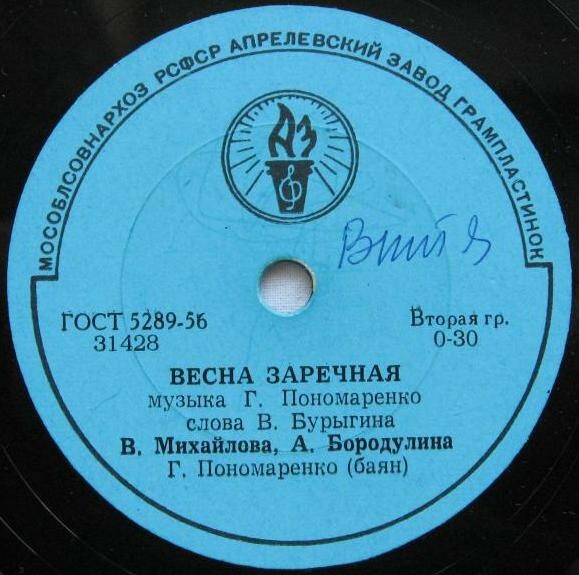 Весна заречная / Жигулёвские припевки