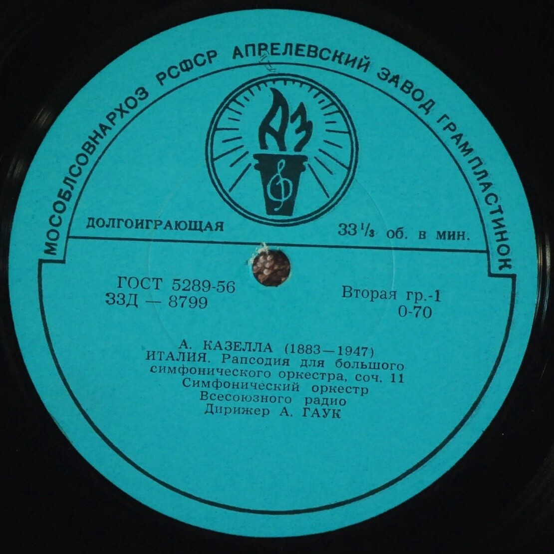 А. Казелла. Рапсодия «Италия» // О. Респиги. Симф. поэма «Фонтаны Рима»