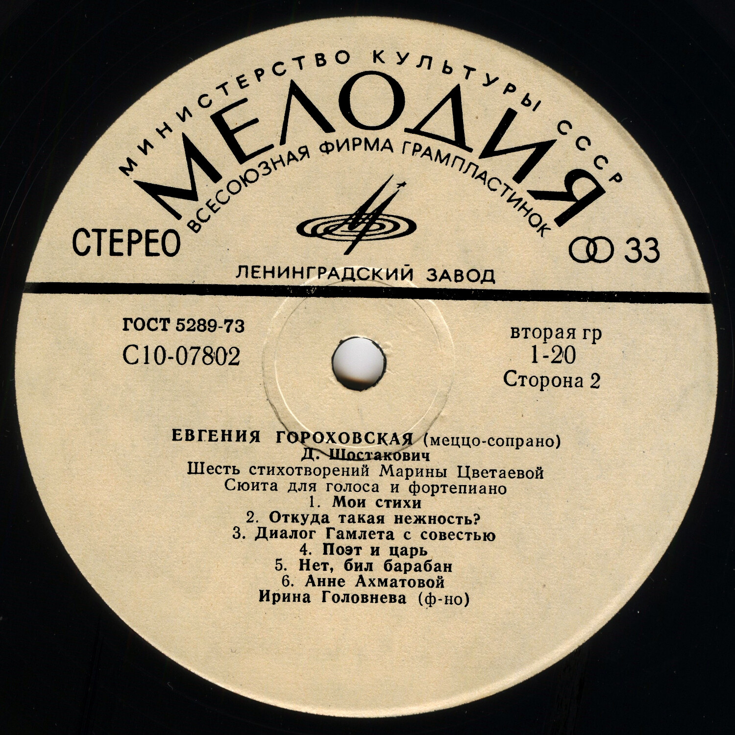 Евгения Гороховская, меццо-сопрано