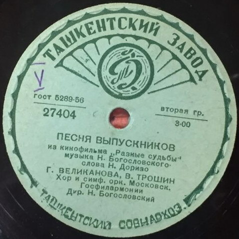 Песни из к/ф "Разные судьбы"