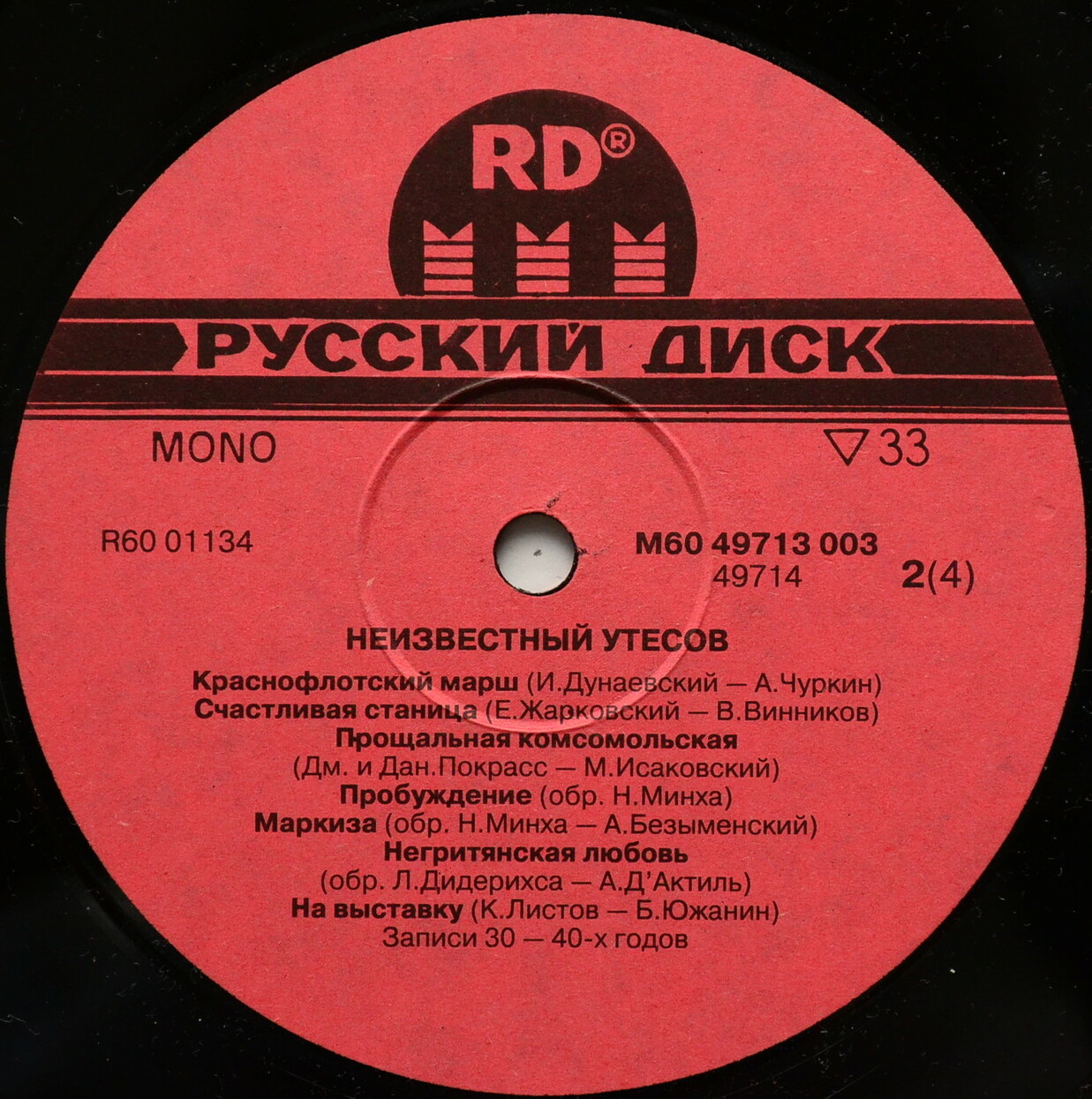 Неизвестный Утёсов